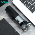 VGR V-343 rechargeable waterproof IPX7 rotary beard shaver